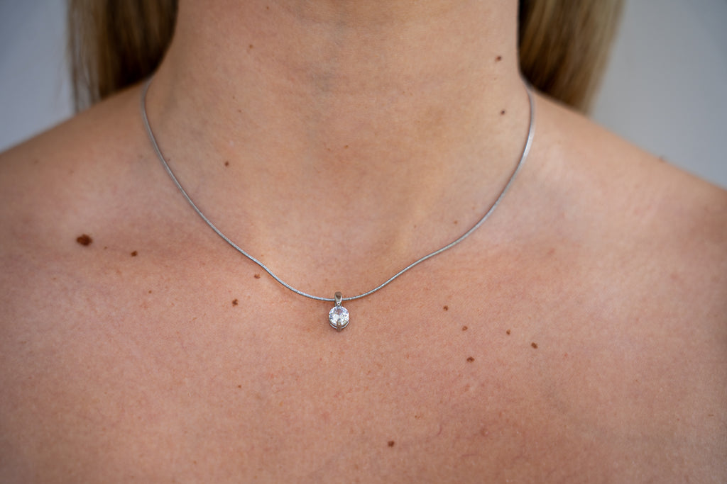 Dainty Collection - Olivia CZ Necklace Perfectly Lovely Boutique