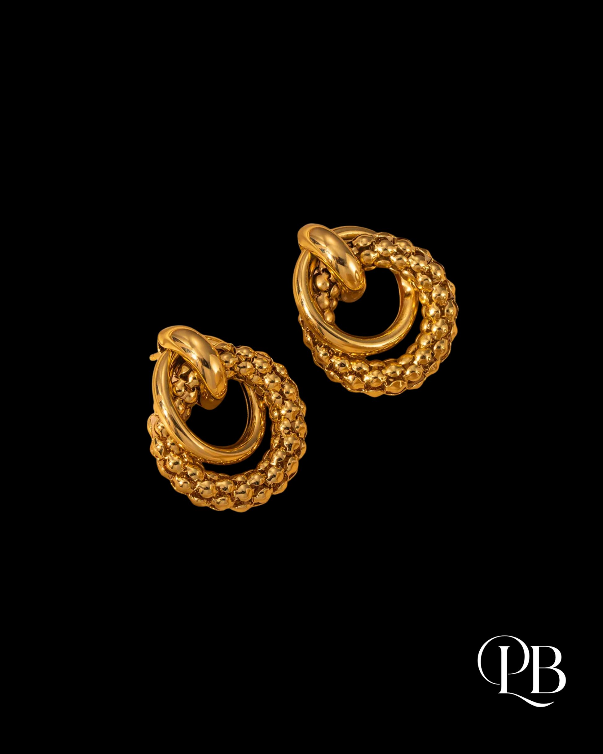Sunflower Hoop Earrings