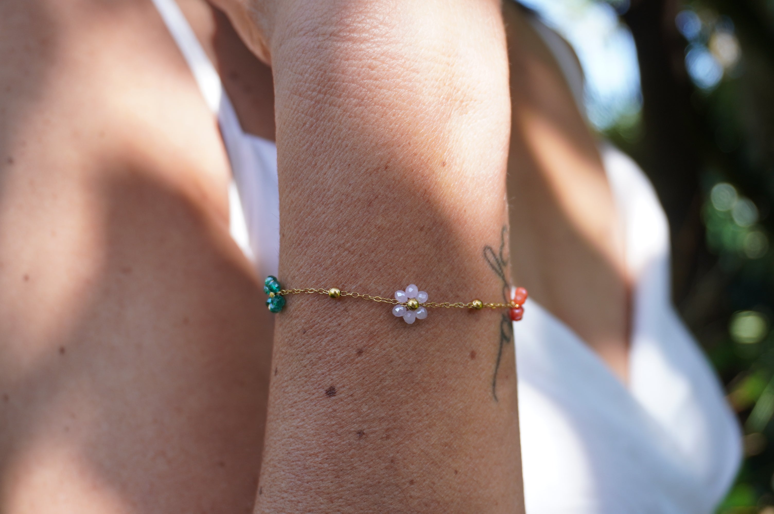Colourful Daisy Bracelet