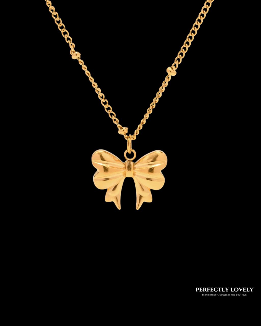 Sage Bow necklace