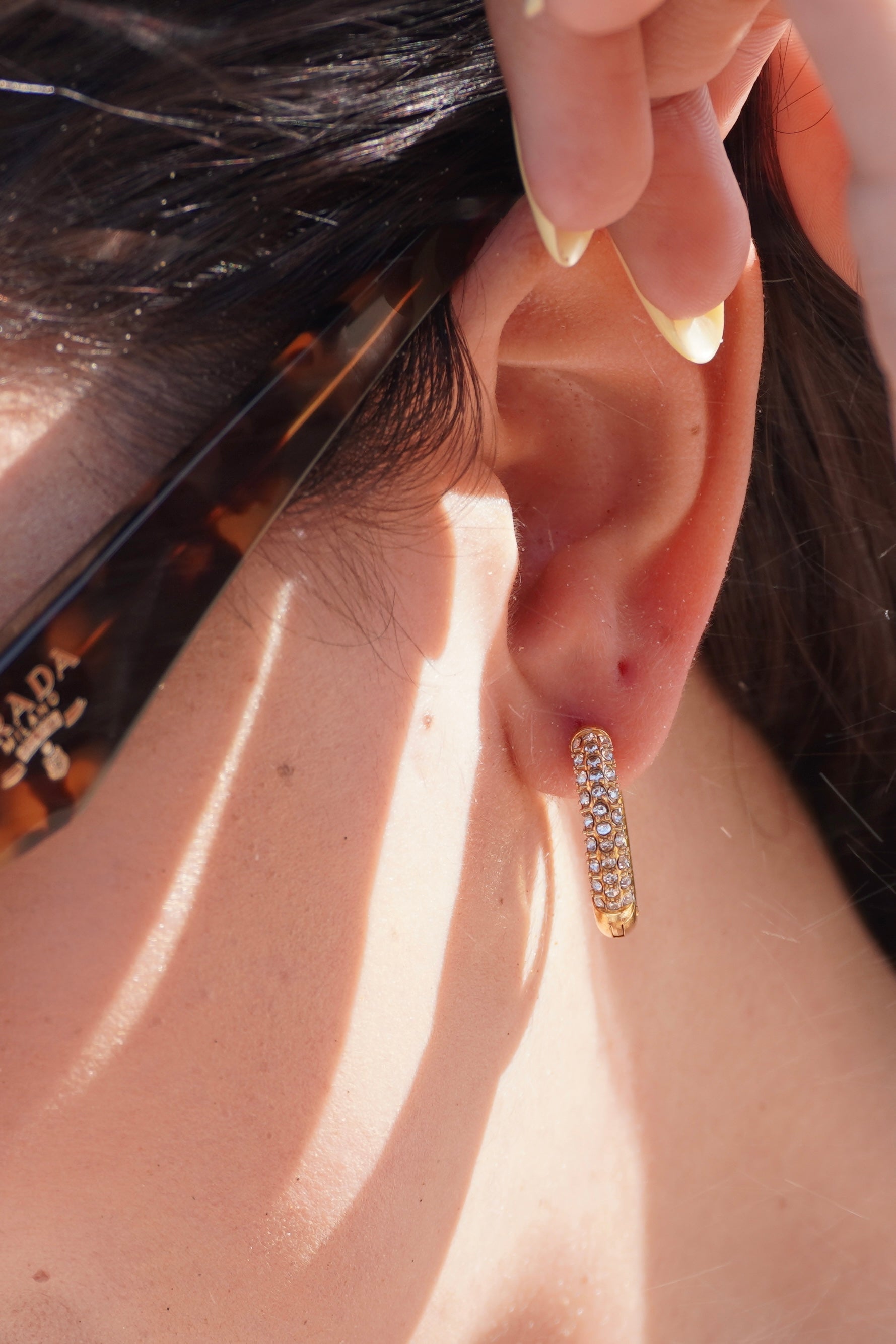 Meadow CZ Hoops