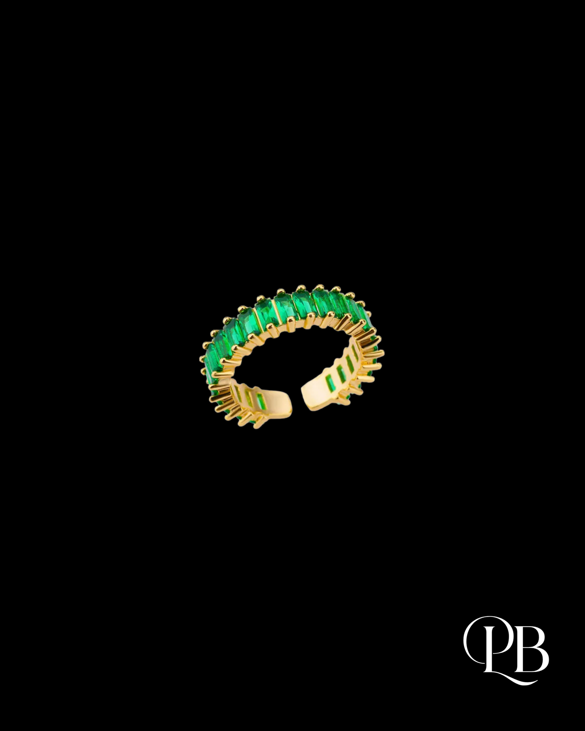Lotus CZ Ring