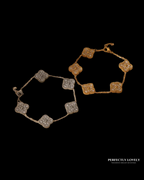 Bedazzled Clover Bracelet