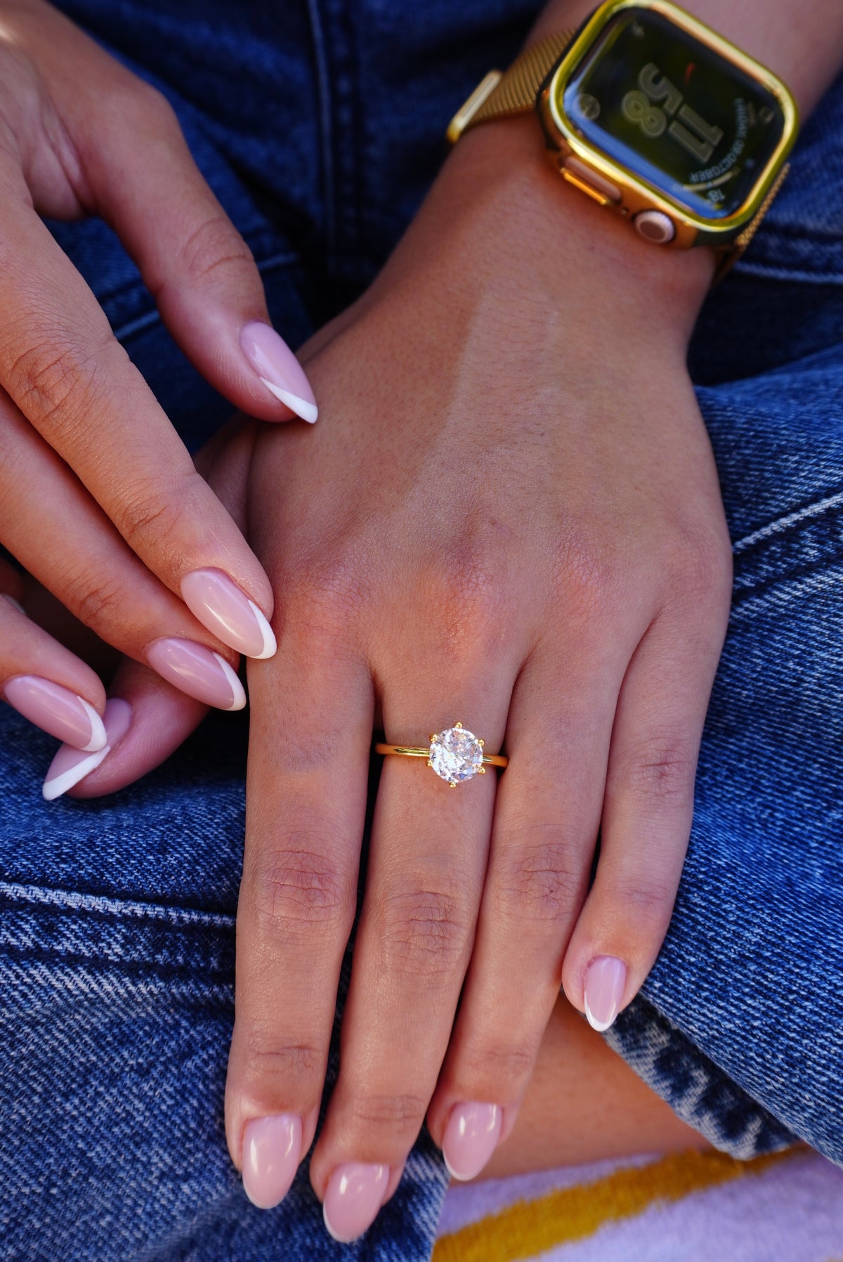 Monica CZ Ring - adjustable