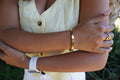 Thick CZ Bangle