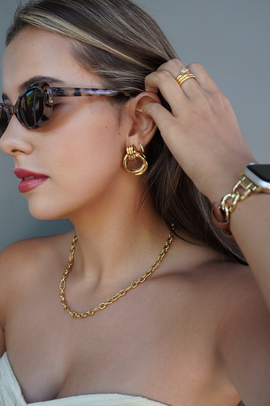 Nina - coffee Sunglasses