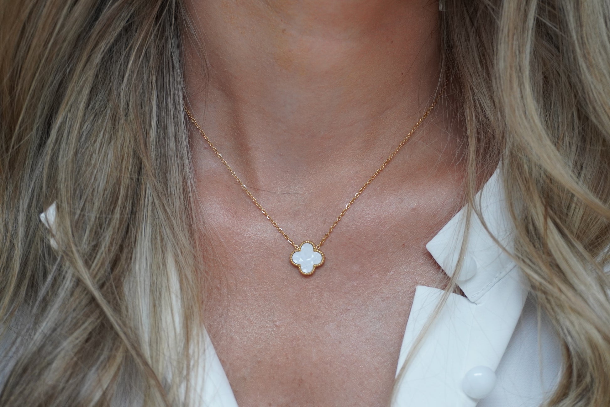 Rene Clover necklace Perfectly Lovely Boutique