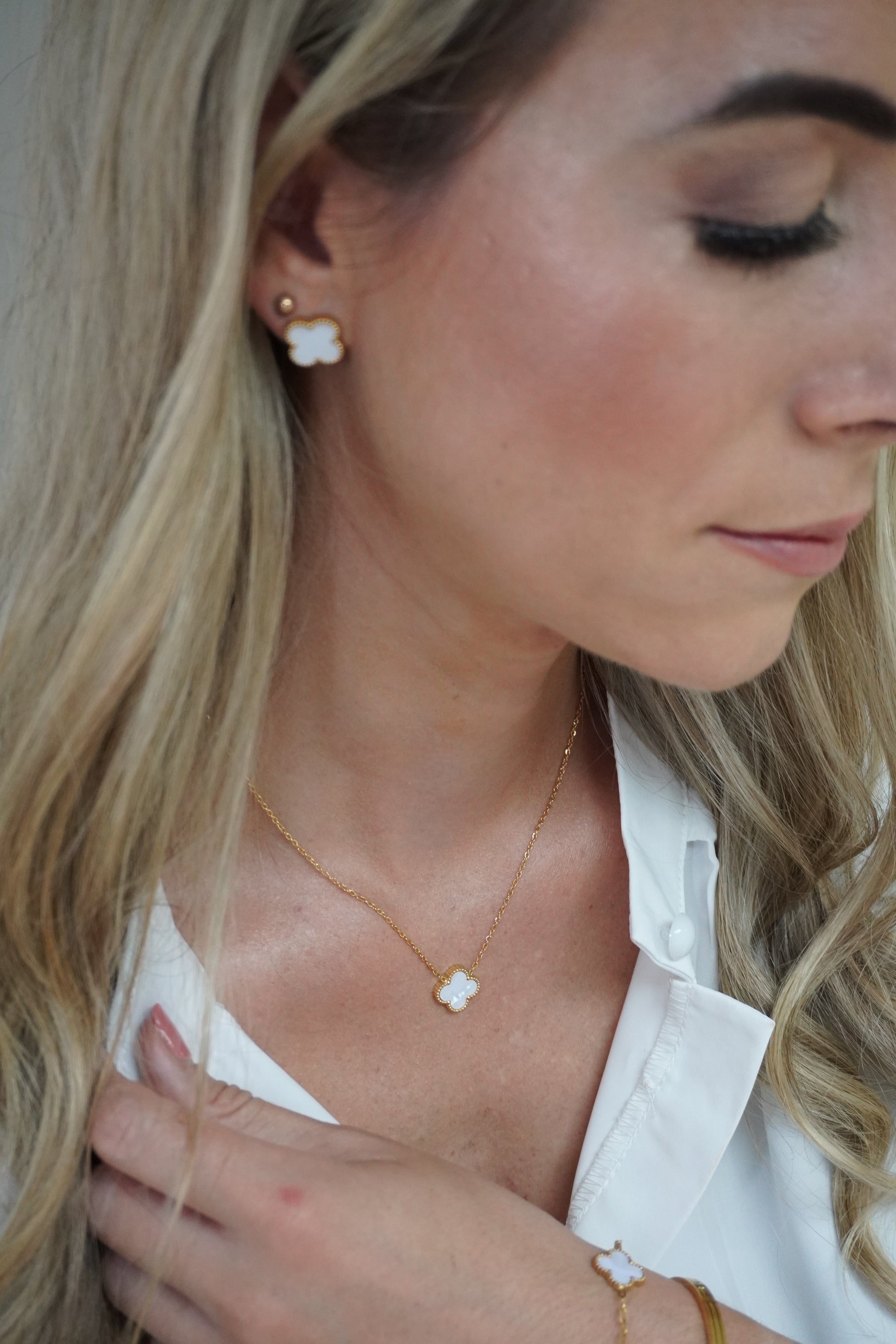 Rene Clover Studs Perfectly Lovely Boutique