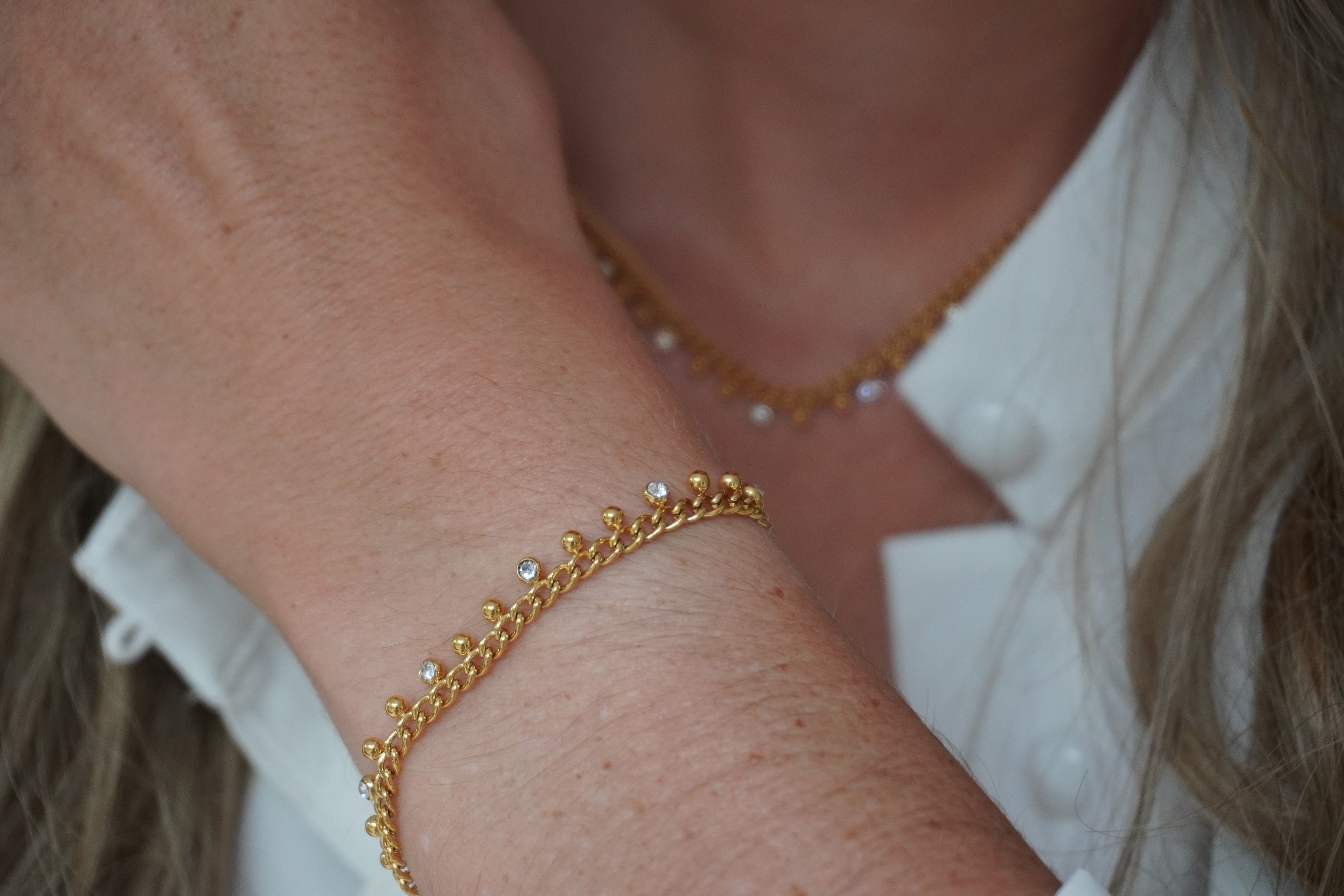 Tina Set - Bracelet & Necklace Perfectly Lovely Boutique