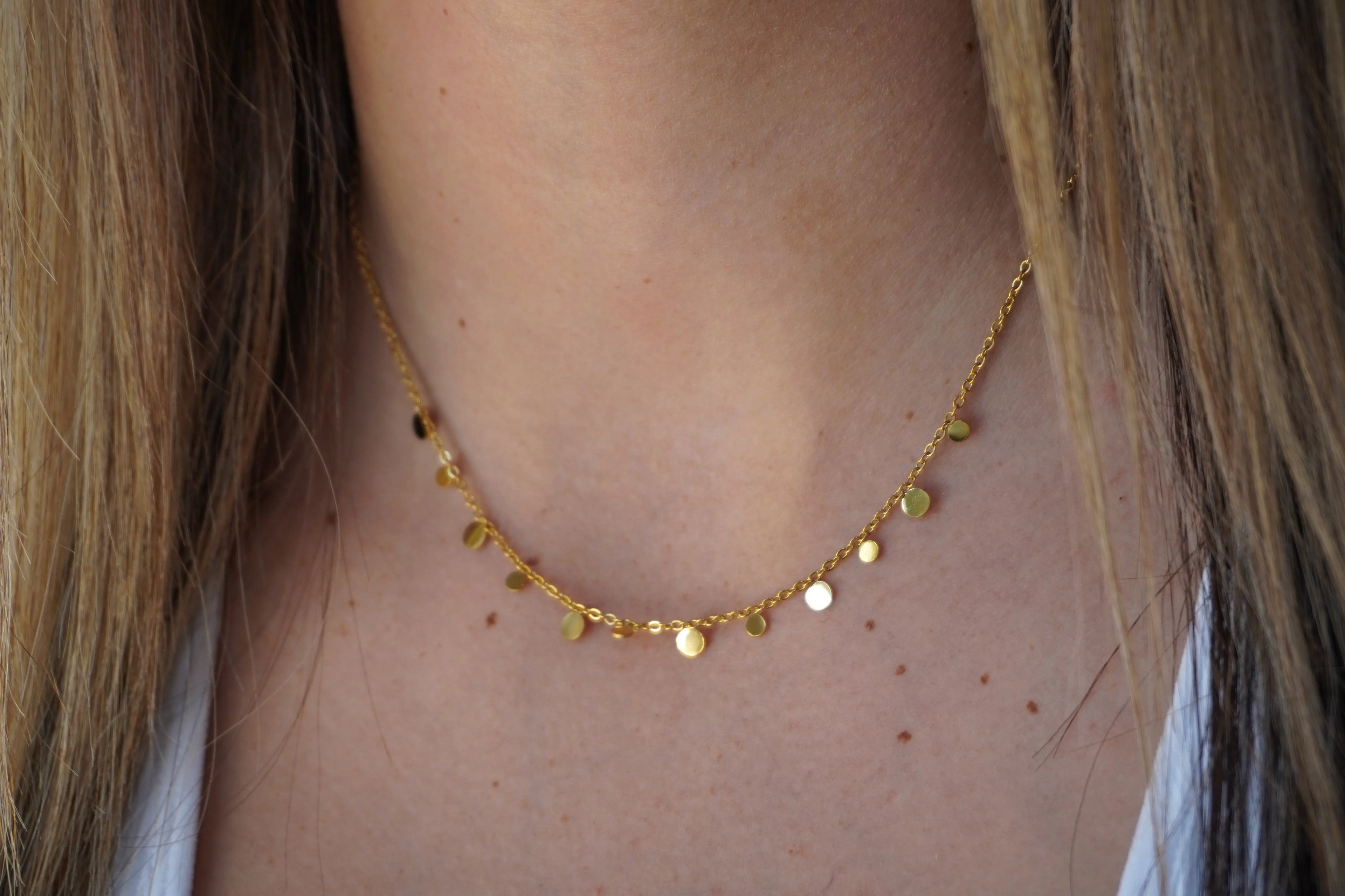 Cathy Disc Necklace Perfectly Lovely Boutique