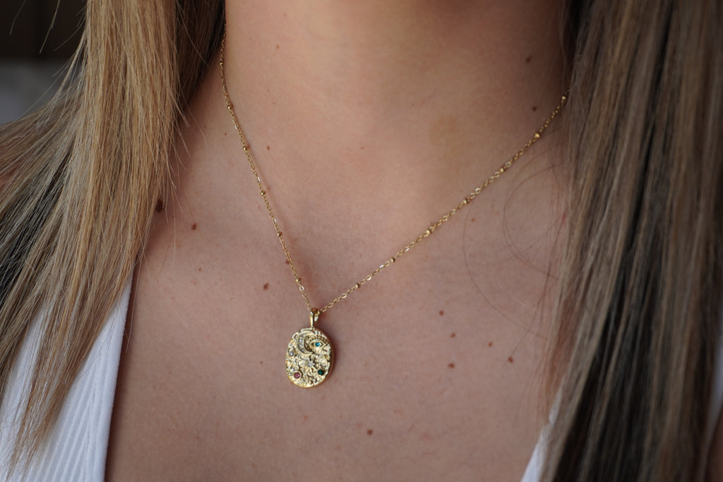 Galaxy Pendant Necklace Perfectly Lovely Boutique