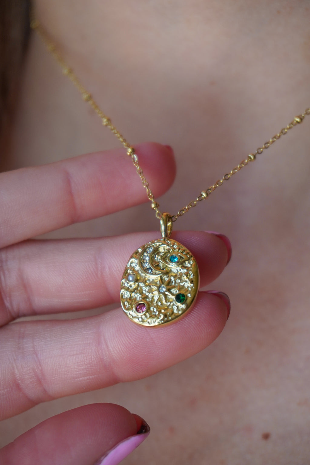 Galaxy Pendant Necklace Perfectly Lovely Boutique