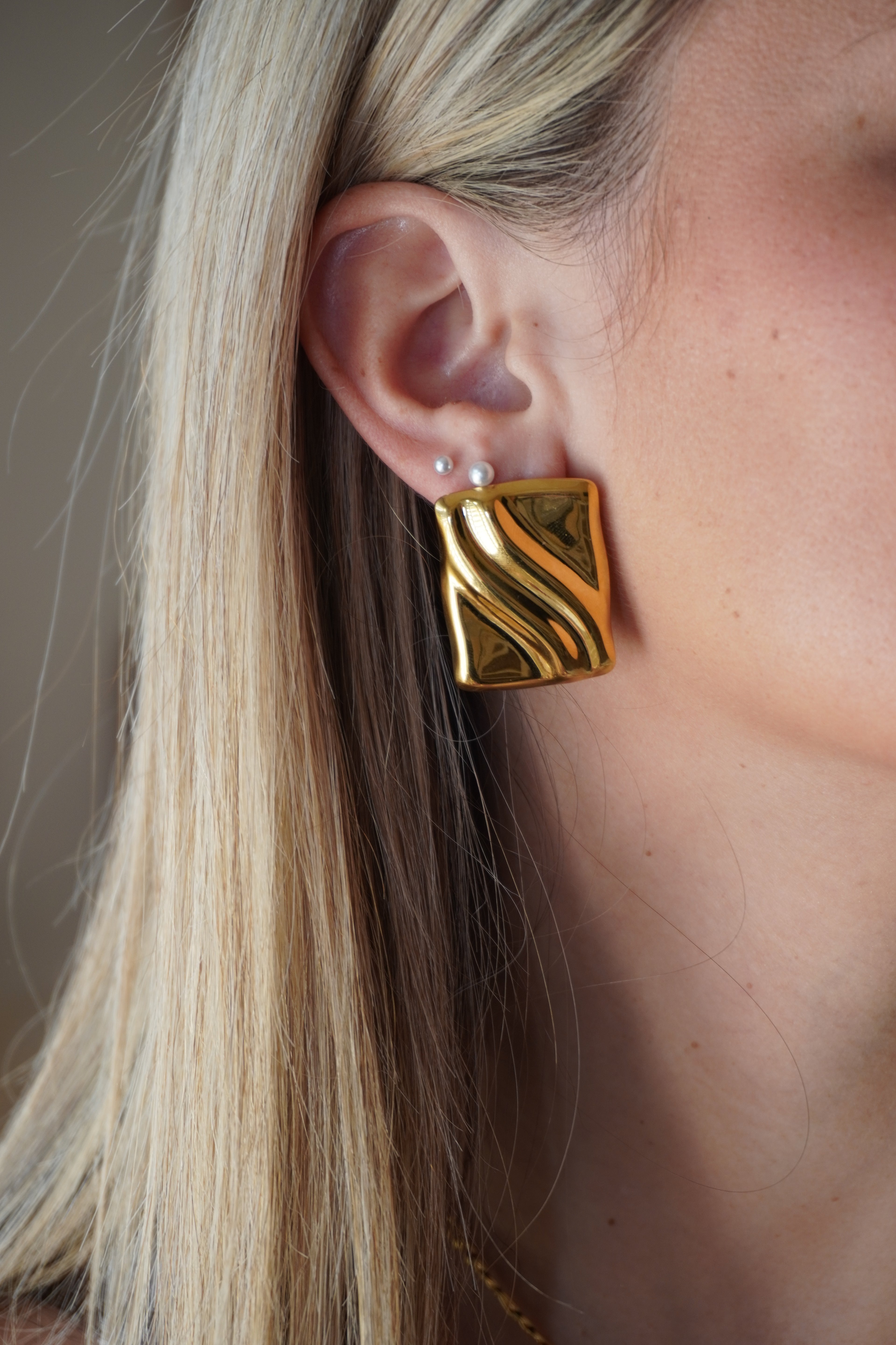 Liya Bold Studs Perfectly Lovely Boutique
