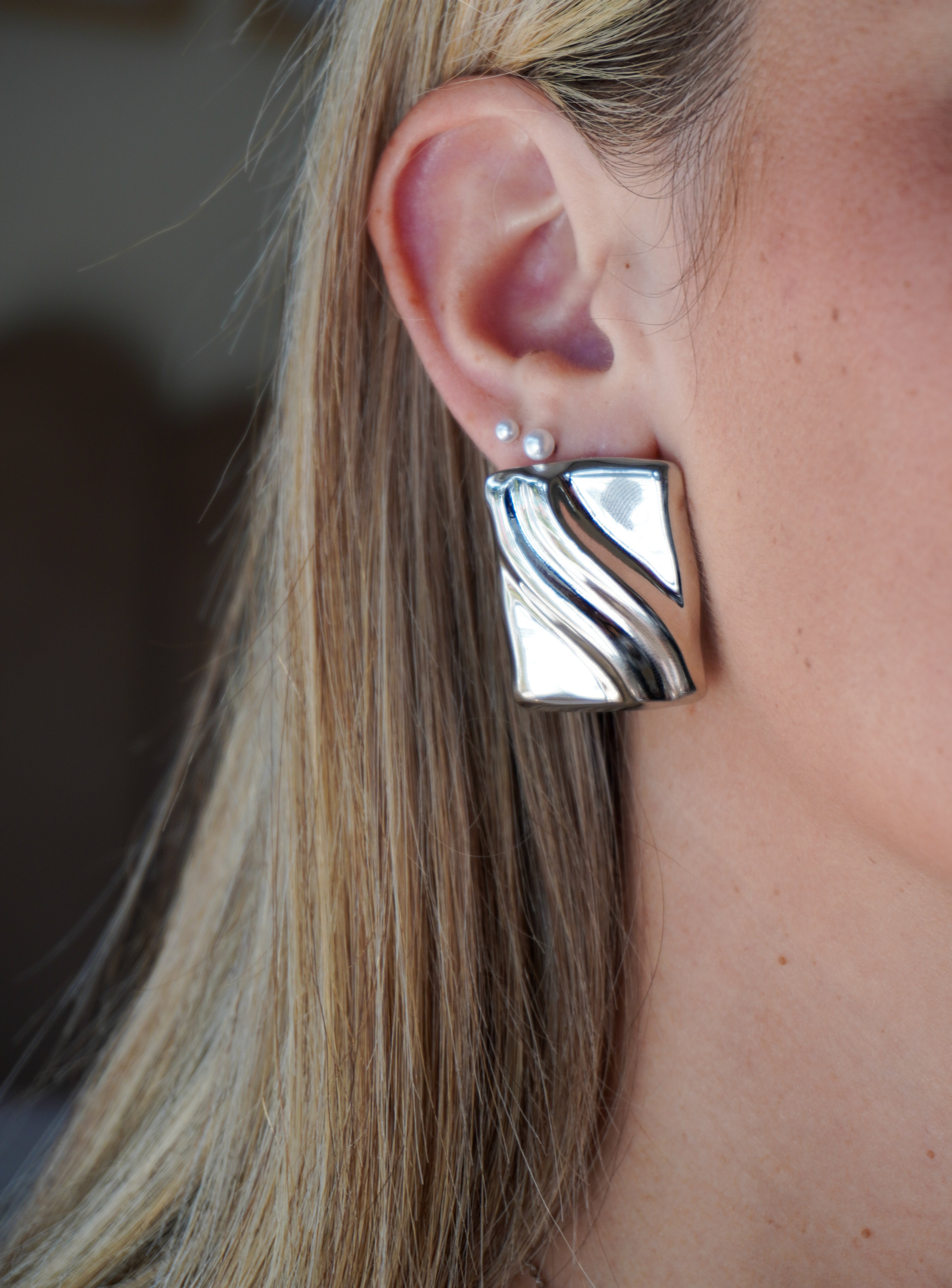 Liya Bold Studs Perfectly Lovely Boutique