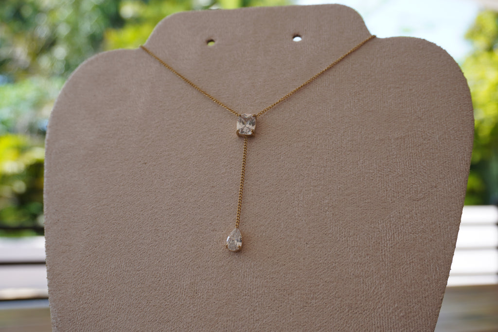 Shiloh CZ Necklace Perfectly Lovely Boutique