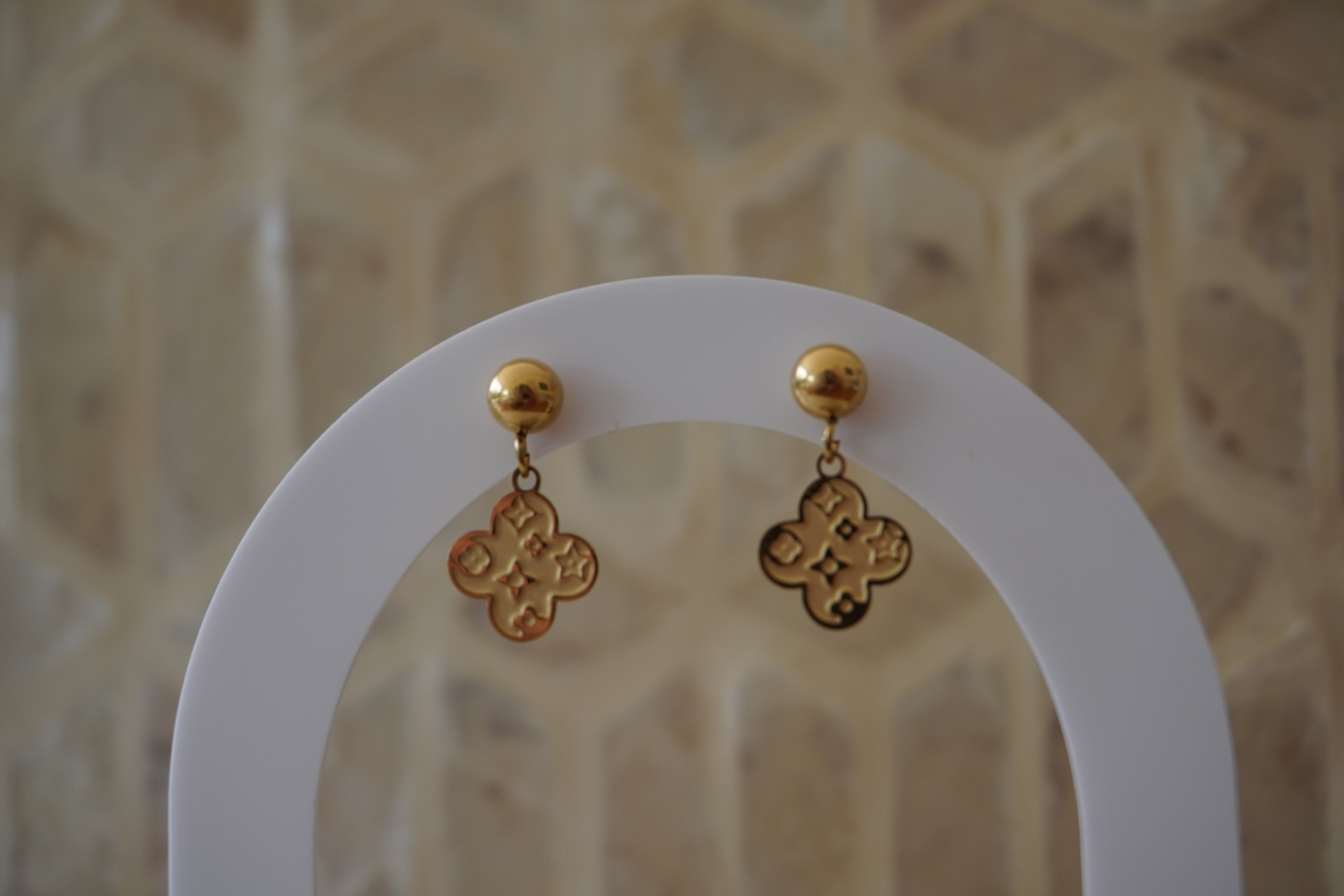 Clover Ball Studs Perfectly Lovely Boutique