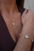 Sofia Necklace - White