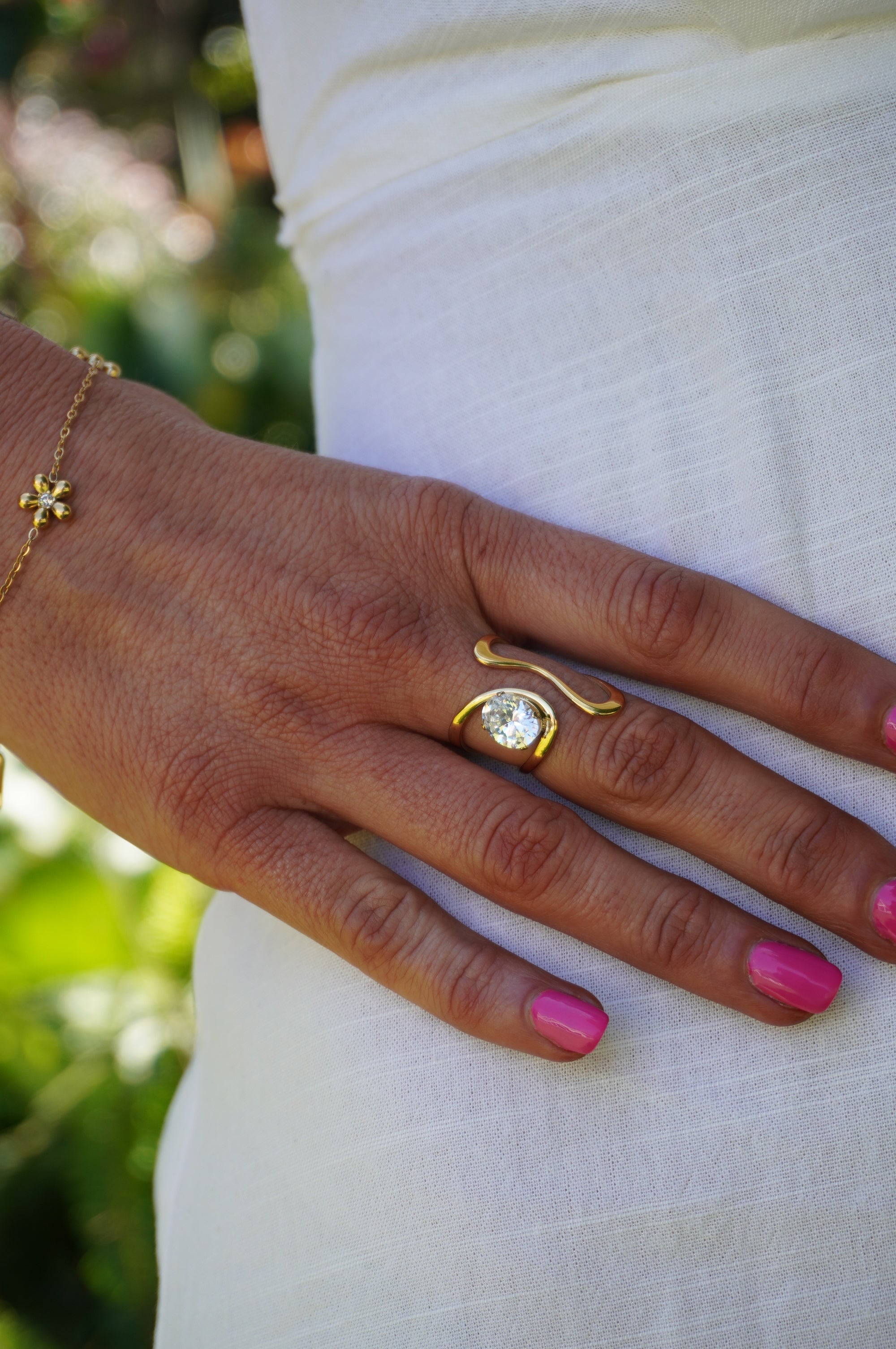 Ann CZ Ring
