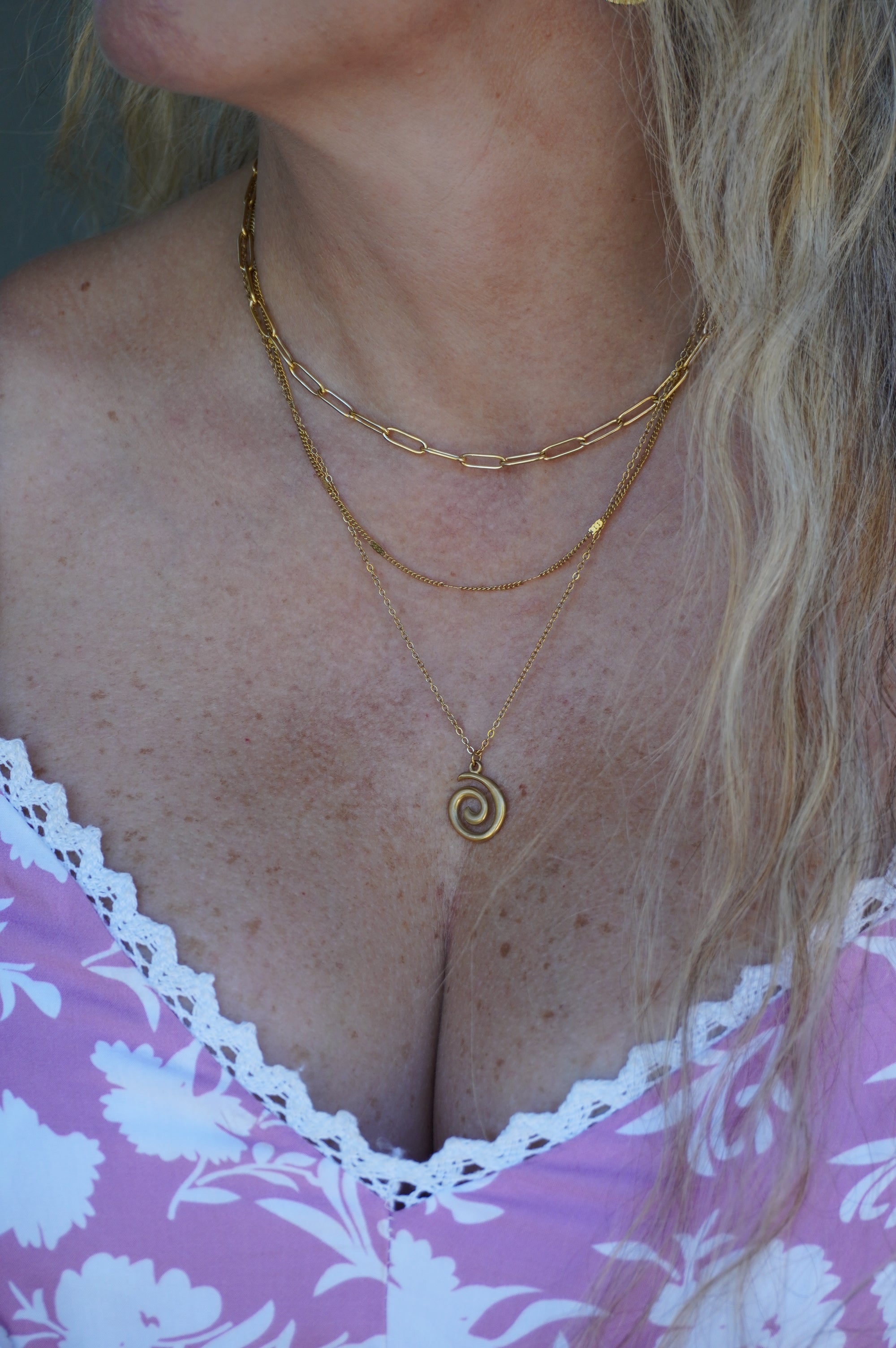 Emmy Triple Layer Necklace