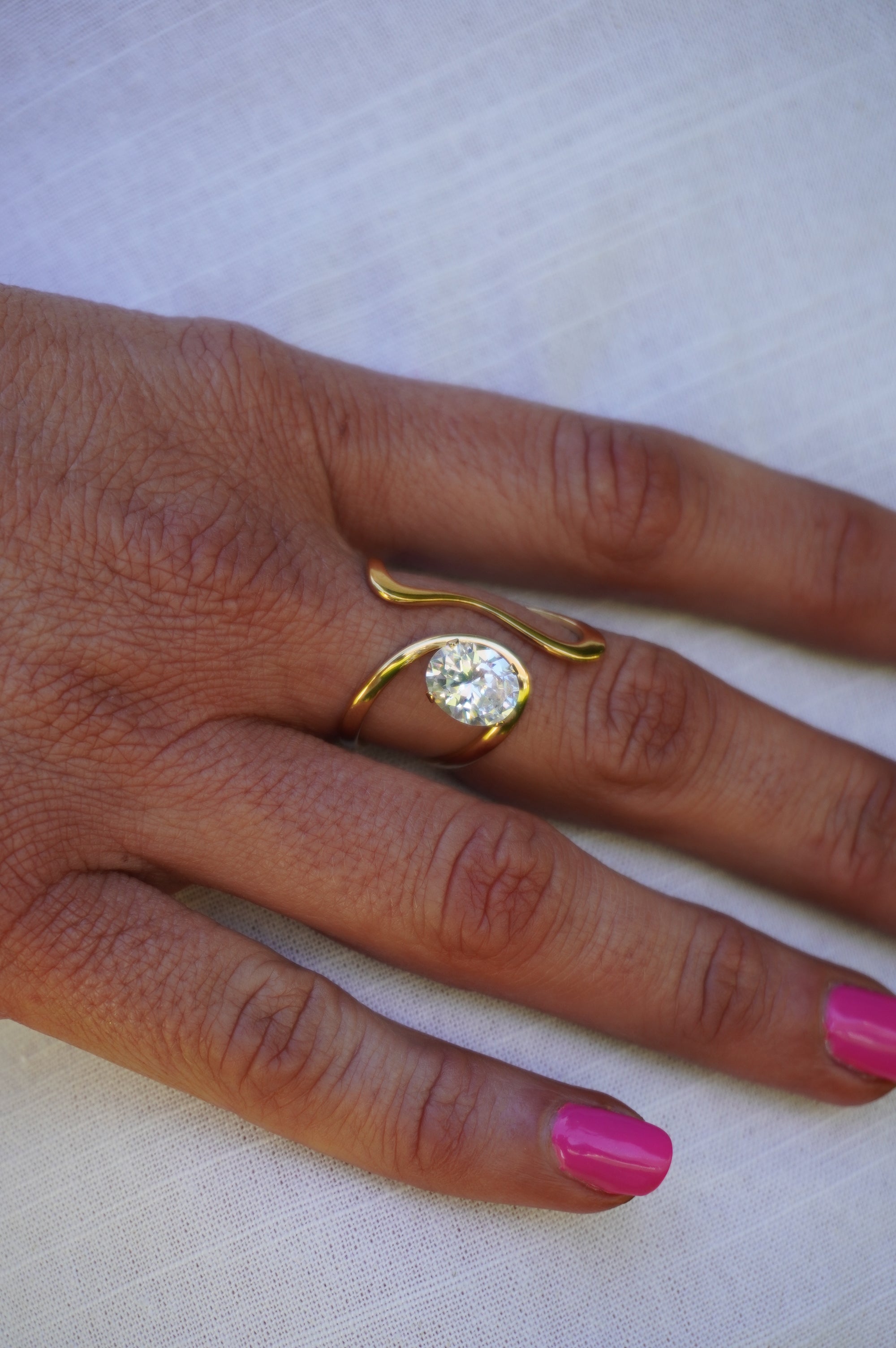 Ann CZ Ring