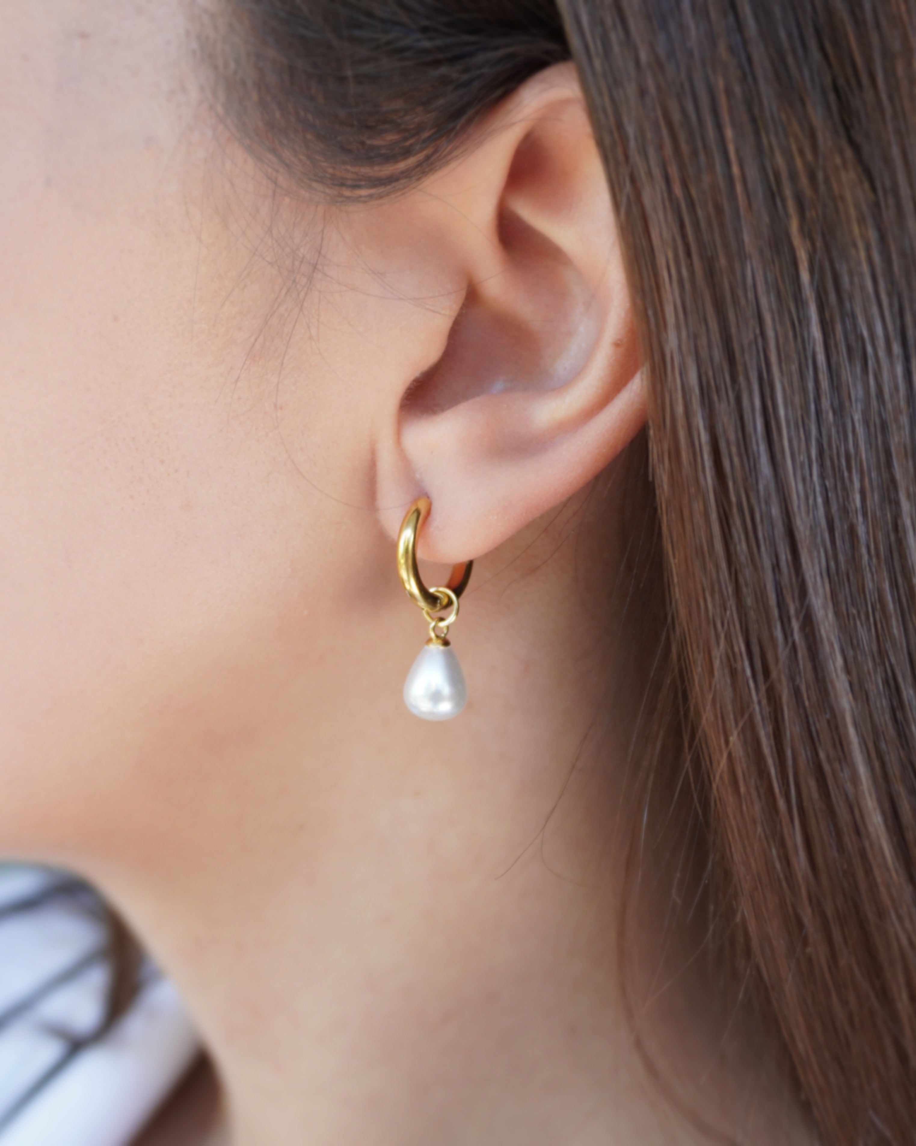 Dahlia Pearl Earrings