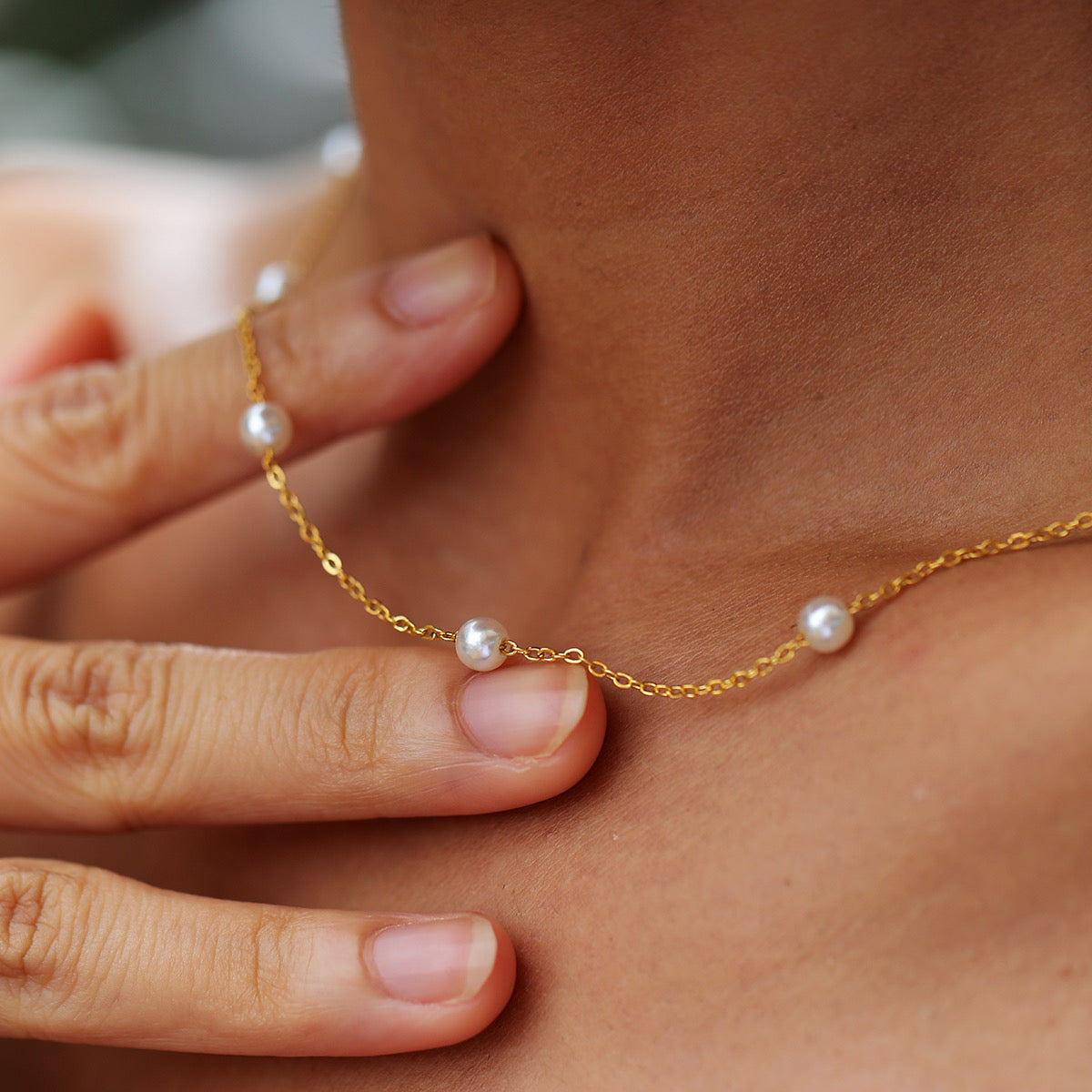 Eloise Pearl Necklace Perfectly Lovely Boutique