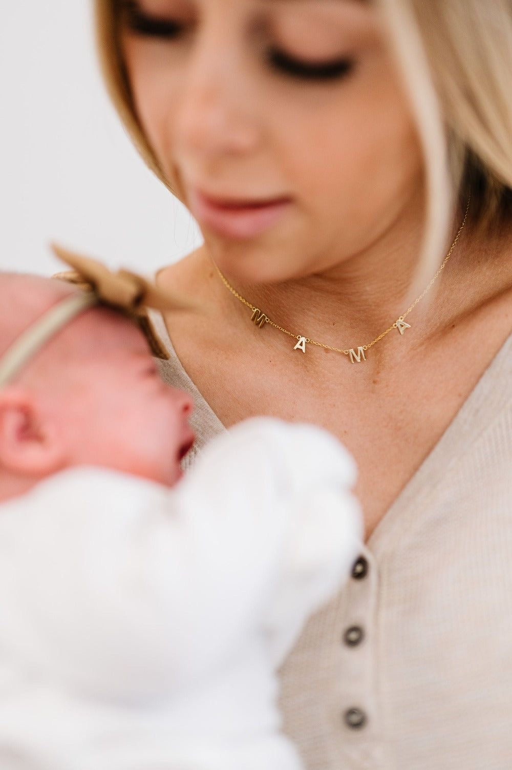 M A M A necklace Perfectly Lovely Boutique