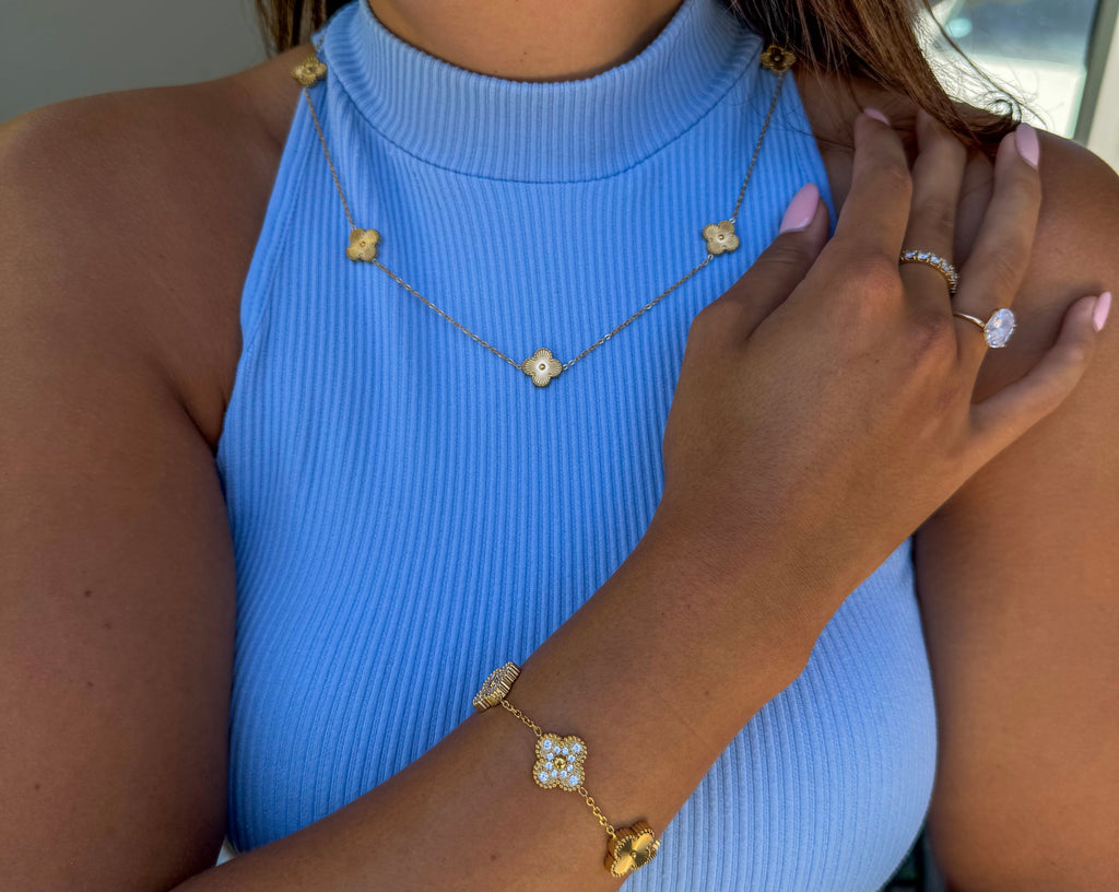 Clover Strand Necklace