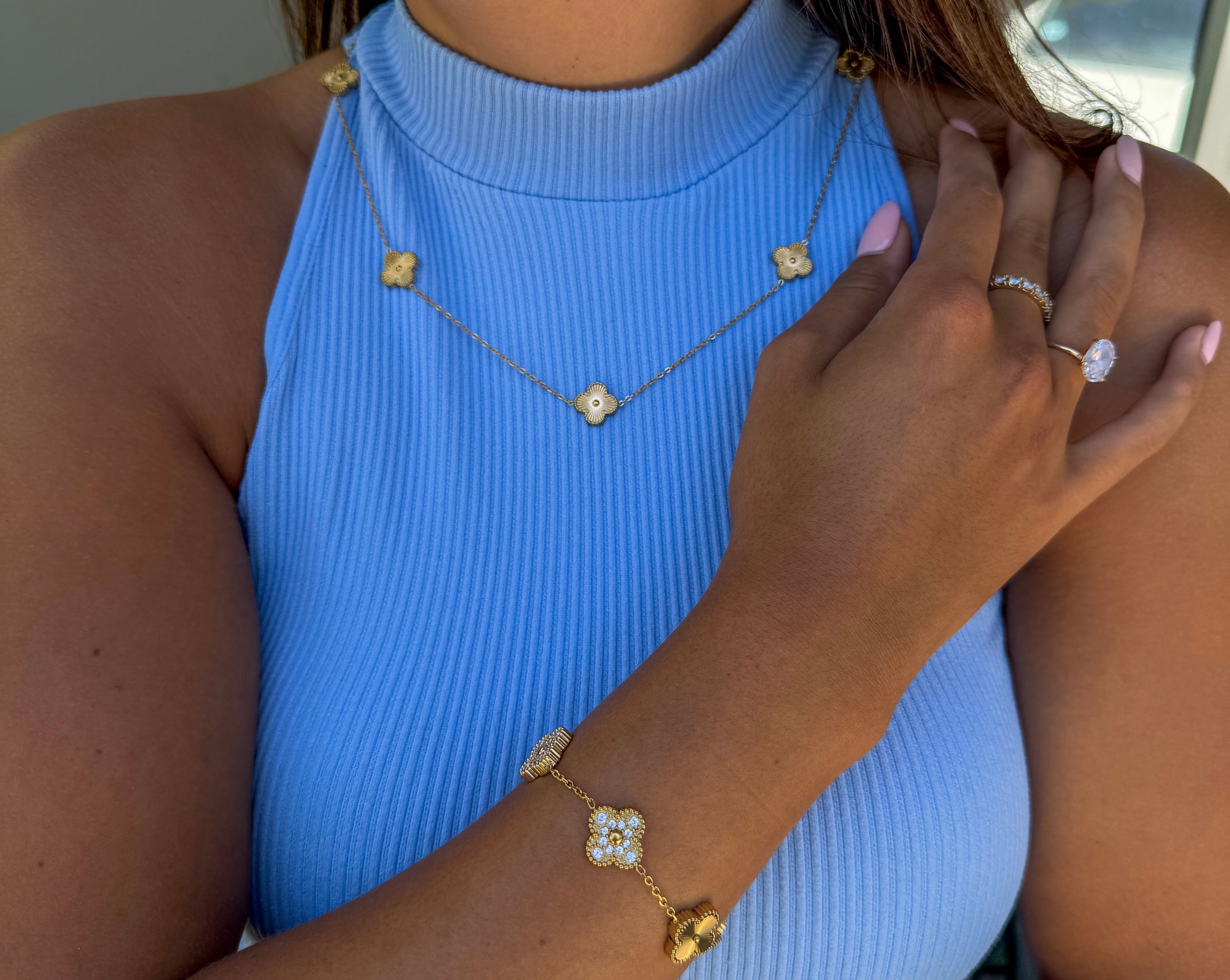Clover Strand Necklace