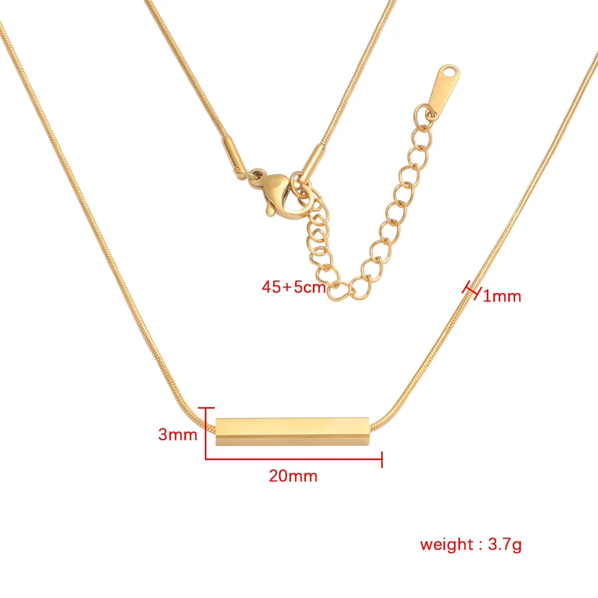 Anna Bar Necklace Perfectly Lovely Boutique