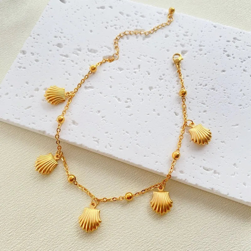 Scallop Anklet Perfectly Lovely Boutique