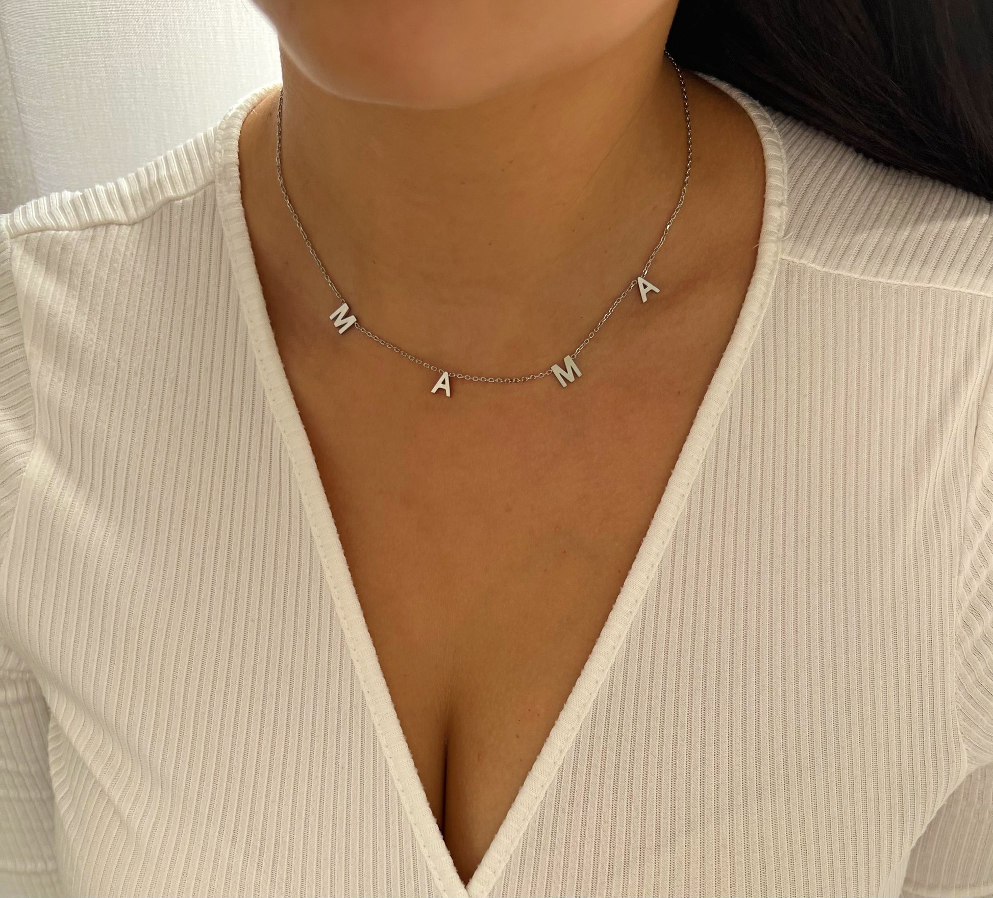 M A M A necklace Perfectly Lovely Boutique
