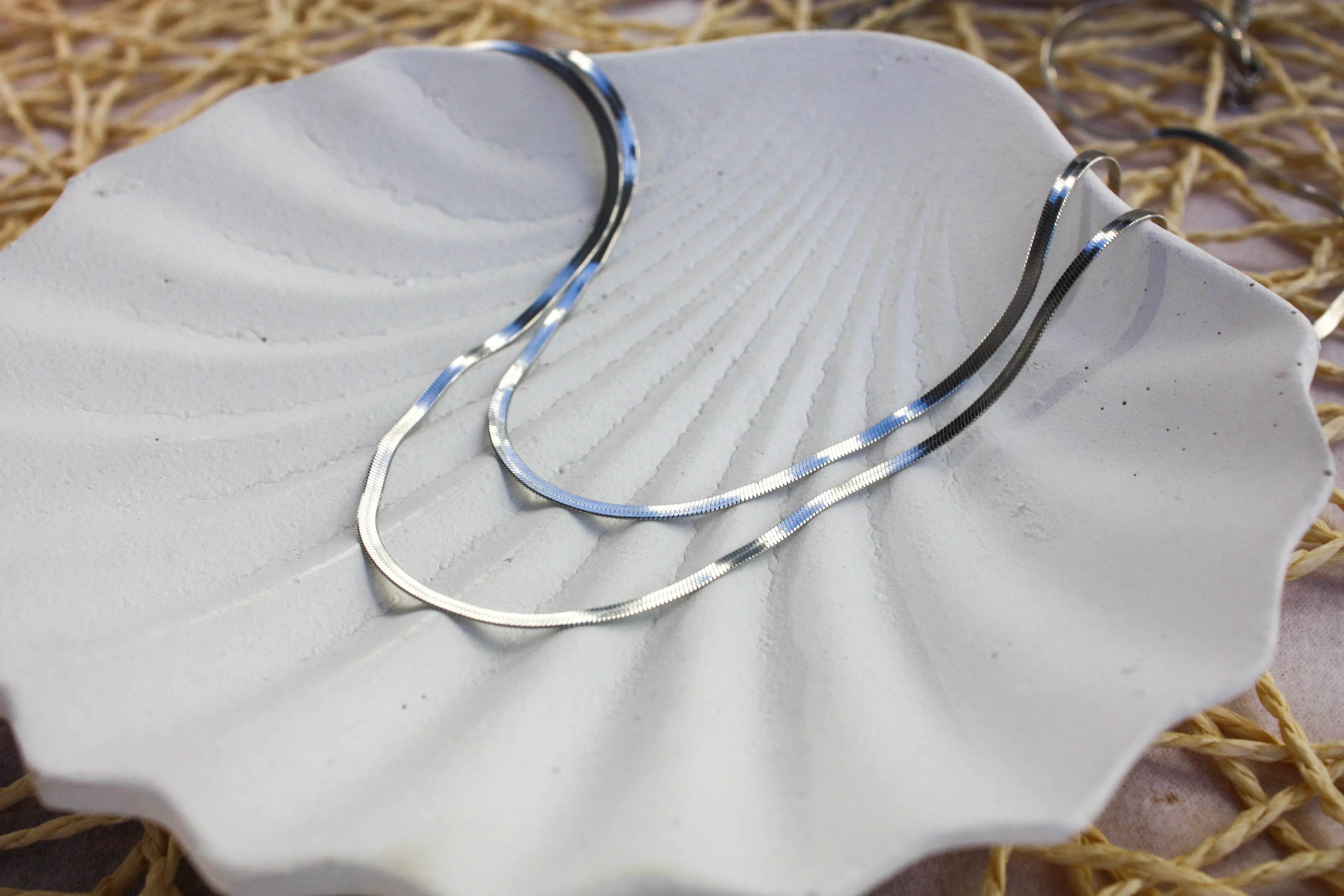 Olivia Double Herringbone Necklace Perfectly Lovely Boutique
