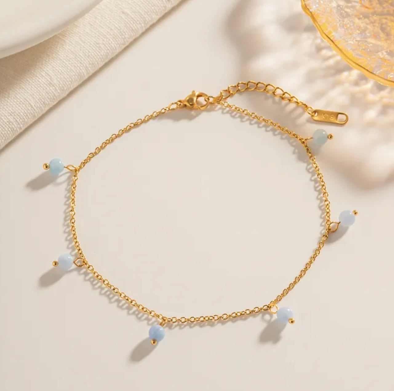 Aqua Anklet Perfectly Lovely Boutique