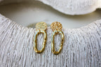 Shanna Dangle Hoops Perfectly Lovely Boutique