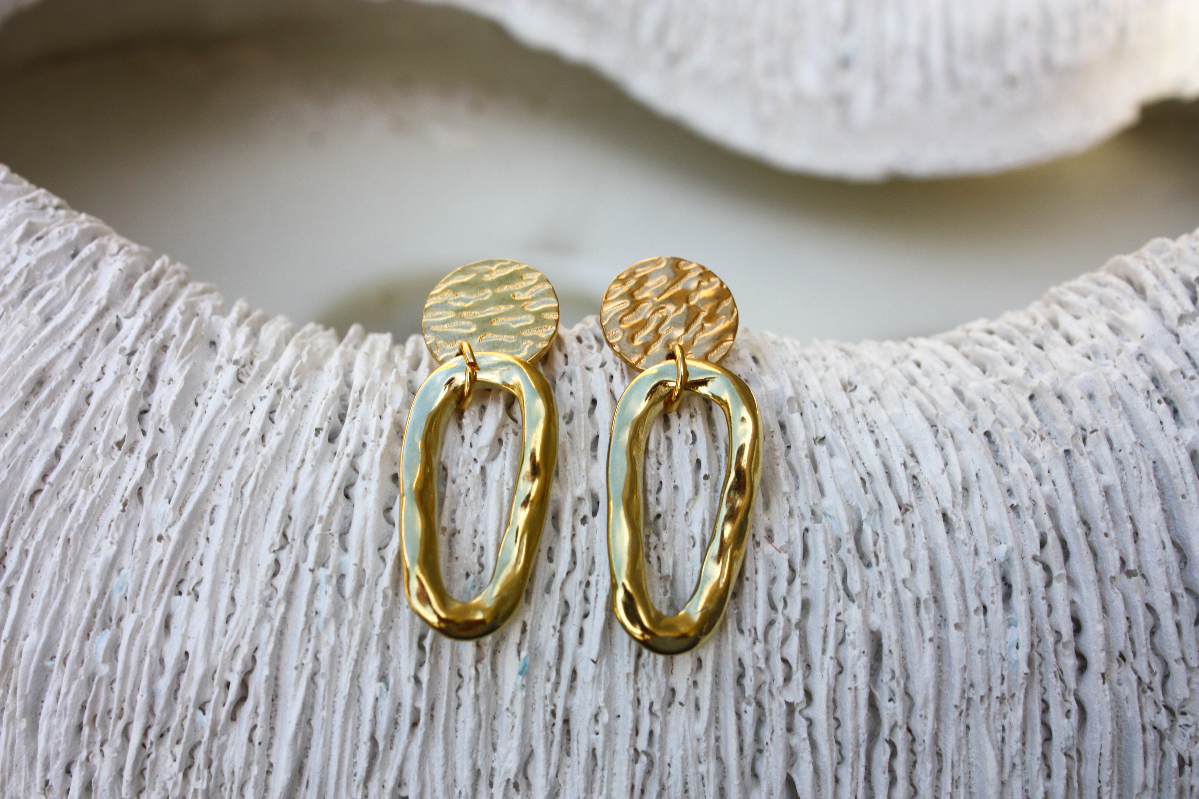 Shanna Dangle Hoops Perfectly Lovely Boutique