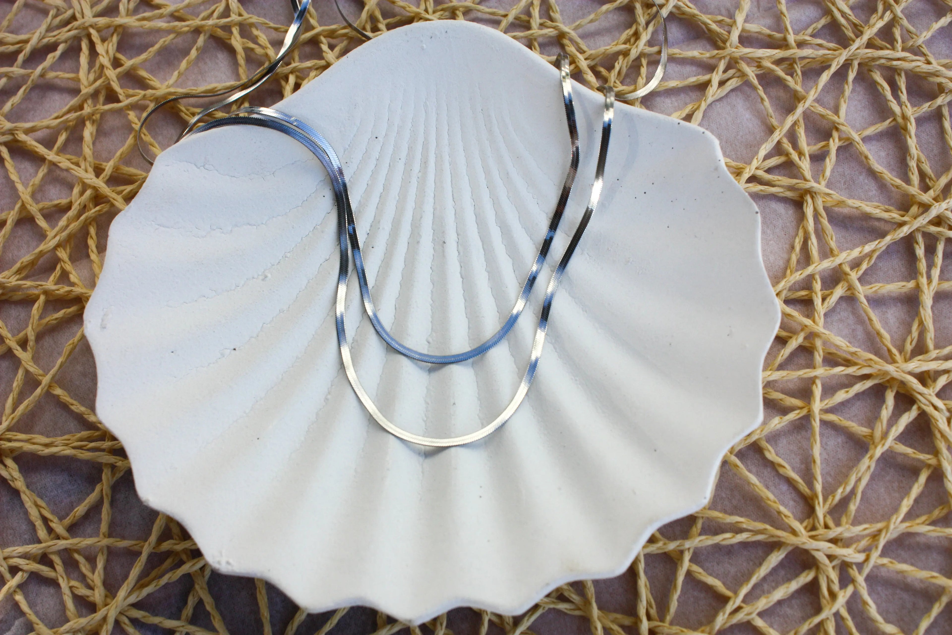 Olivia Double Herringbone Necklace Perfectly Lovely Boutique