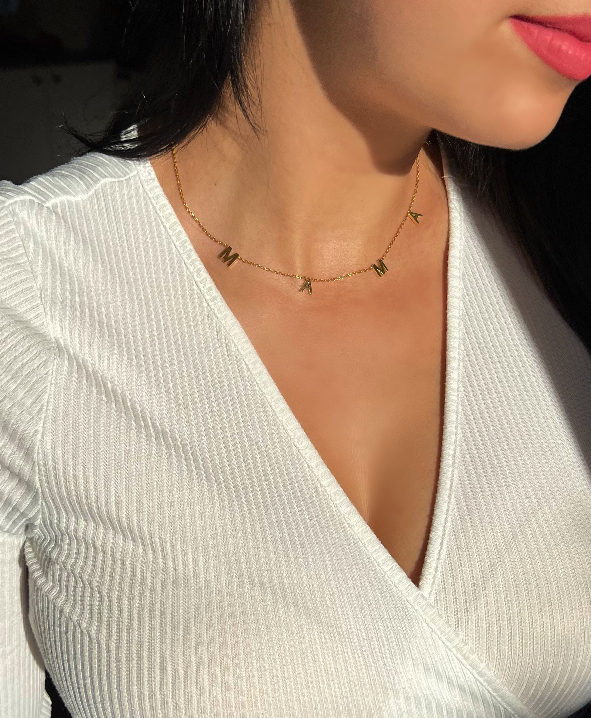 M A M A necklace Perfectly Lovely Boutique
