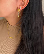 Shanna Dangle Hoops Perfectly Lovely Boutique