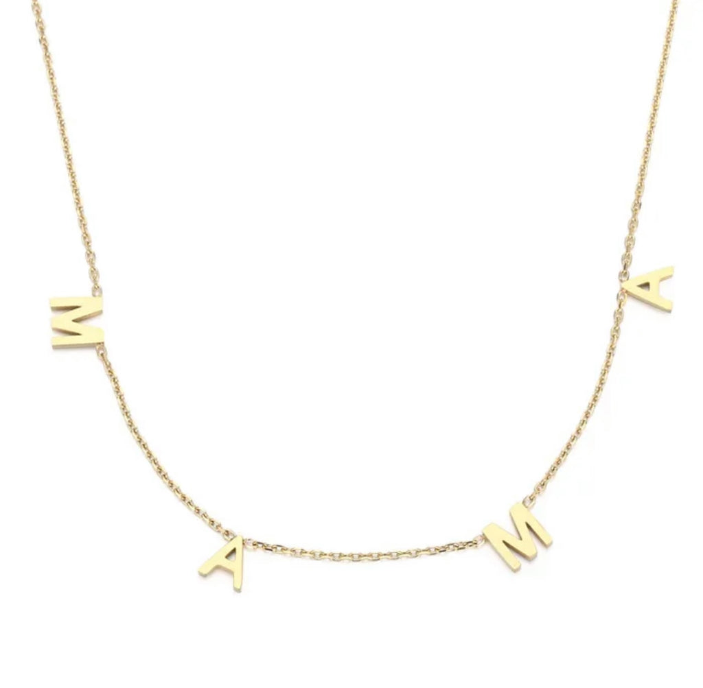 M A M A necklace Perfectly Lovely Boutique