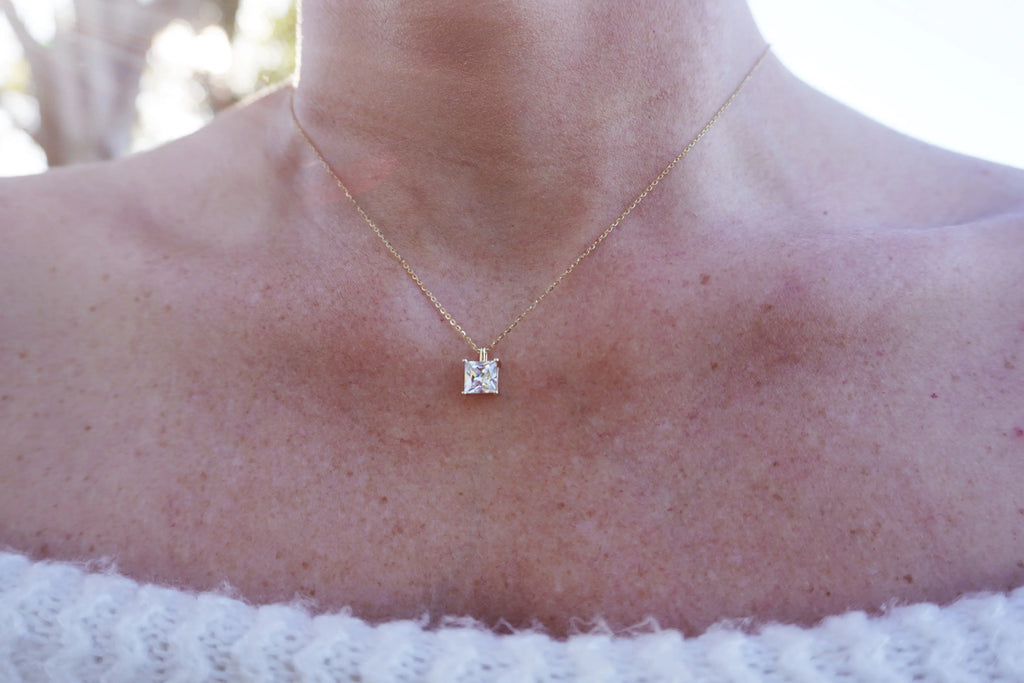 Brooklyn CZ Necklace (most popular) Perfectly Lovely Boutique