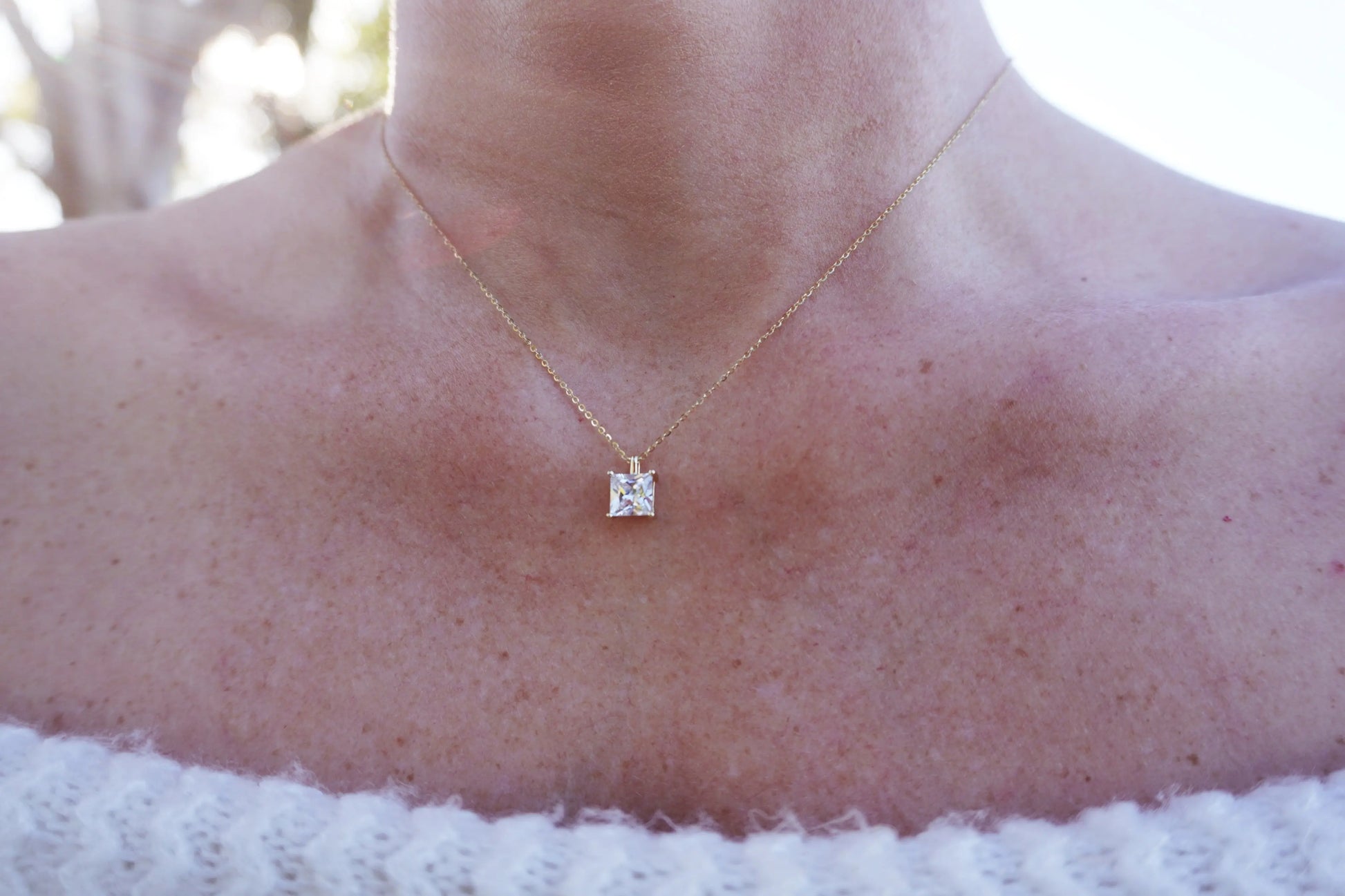 Brooklyn CZ Necklace (most popular) Perfectly Lovely Boutique
